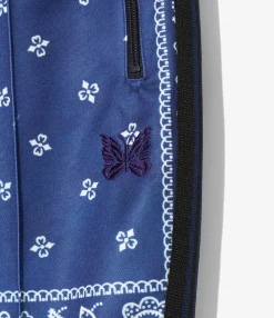 Needles x MIYAGIHEDTAKA - Boot-Cut Track Pant - Navy - Bandana Print