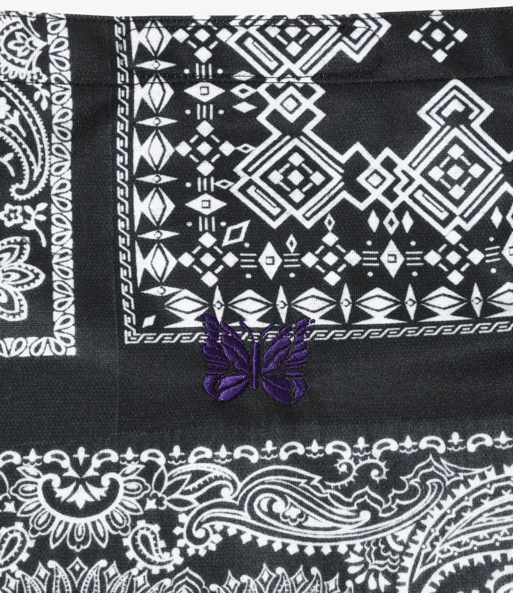 Needles x MIYAGIHIDETAKA - Book Bag - Black - Bandana Print