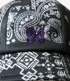 Needles x MIYAGIHIDETAKA - Bermuda Hat - Black - Bandana Print