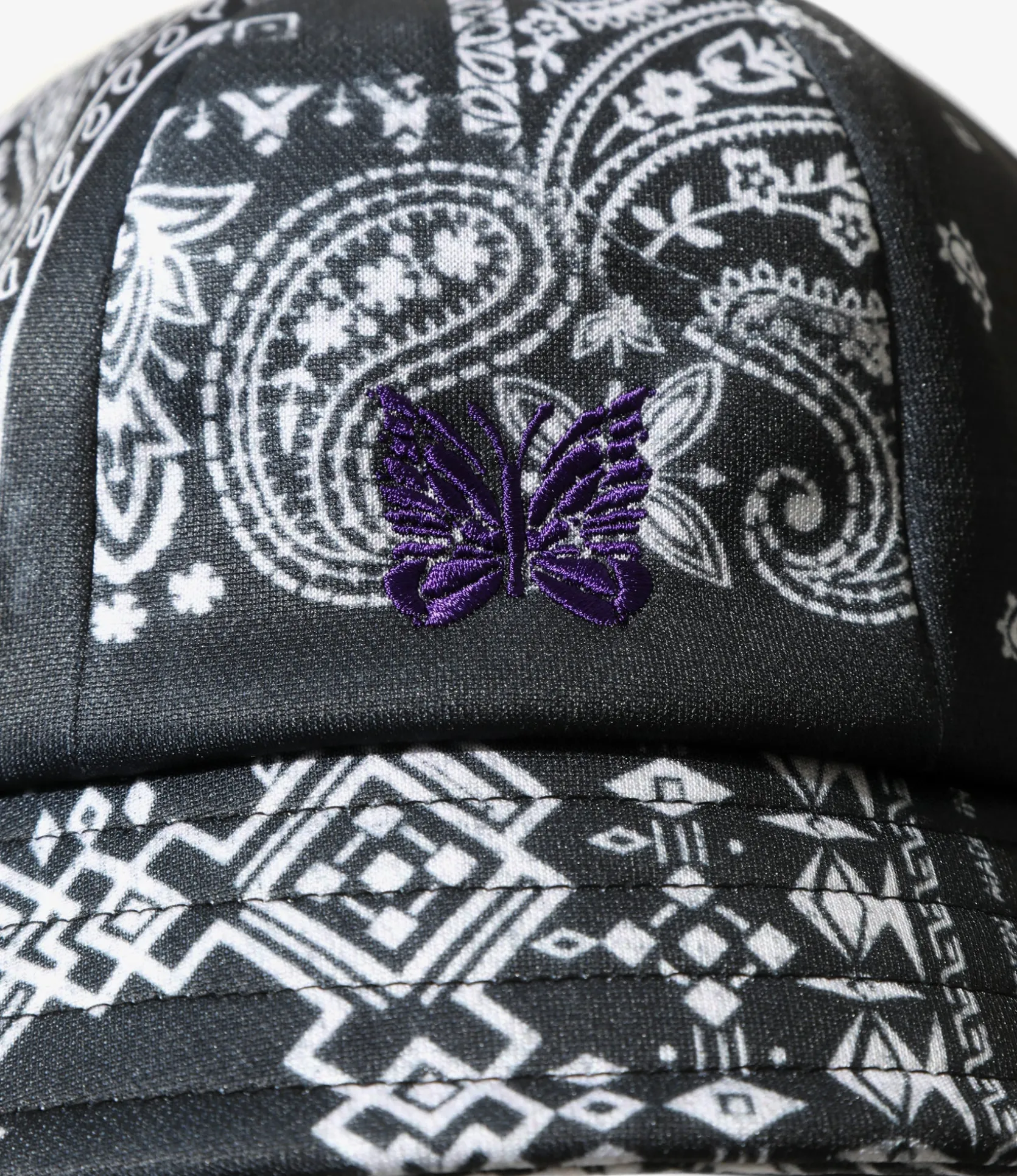 Needles x MIYAGIHIDETAKA - Bermuda Hat - Black - Bandana Print