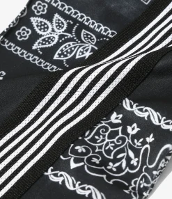 Needles x MIYAGIHIDETAKA - Track Shorts - Black - Bandana Print