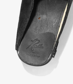 Needles x Troentorp - Swedish Clog Monet w/Bit - Black / Rough Out