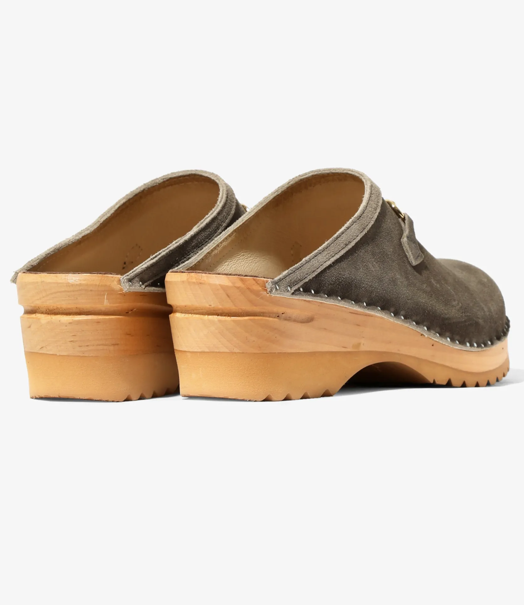Needles x Troentorp - Swedish Clog Monet w/Bit - Acero / Rough Out