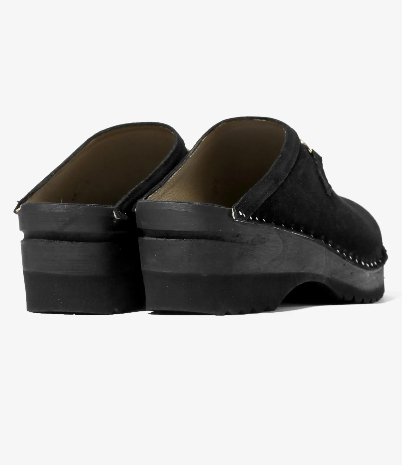 Needles x Troentorp - Swedish Clog Monet w/Bit - Black / Rough Out