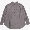 Nepenthes Special - Ivy BD Shirt - Grey Cotton Chambray