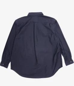 Nepenthes Special - Ivy BD Shirt - Dk. Navy Cotton Oxford
