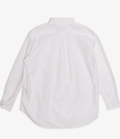 Nepenthes Special - Ivy BD Shirt - White 100's Ply Broadcloth