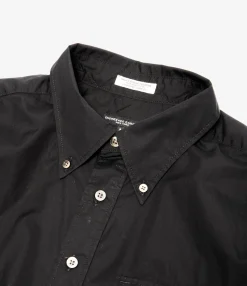 Nepenthes Special - Ivy BD Shirt - Black 100's Ply Broadcloth