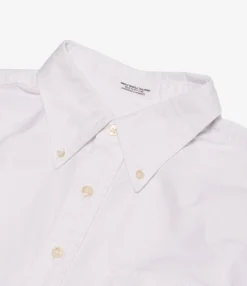 Nepenthes Special - Ivy BD Shirt - White Cotton Oxford