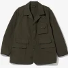 NNY x Blue in Green x Packer - Hunting Blazer - Olive H.W. Cotton Ripstop