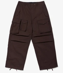 NNY x Blue in Green x Packer - Over FA Pant - Dk. Brown 8oz Cotton Canvas