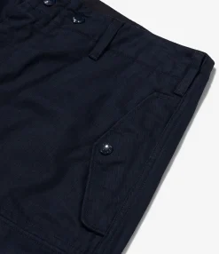 NNY x Blue in Green x Packer - Over FA Pant - Dk. Navy Cotton Herringbone Twill