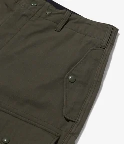 NNY x Blue in Green x Packer - Over FA Pant - Olive H.W. Cotton Ripstop