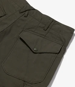 NNY x Blue in Green x Packer - Over FA Pant - Olive H.W. Cotton Ripstop