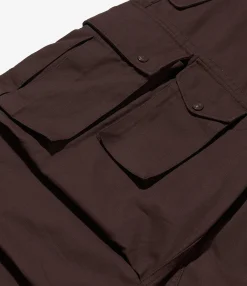NNY x Blue in Green x Packer - Over FA Pant -  Dk. Brown 8oz Cotton Canvas