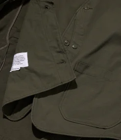 NNY x Blue in Green x Packer - Hunting Blazer - Olive H.W. Cotton Ripstop