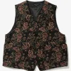 ODD Vest - Black/Gold CP Floral Jacquard