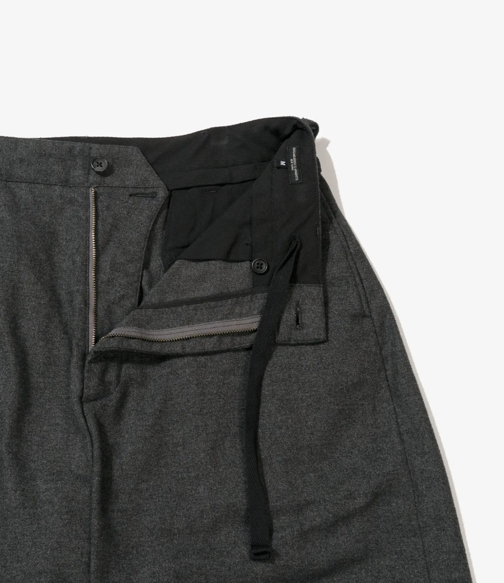 Officer Pant - Charcoal CP Brushed Cloth