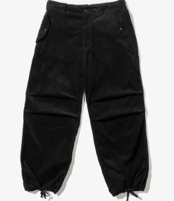 Over Pant - Black Cotton 8W Corduroy