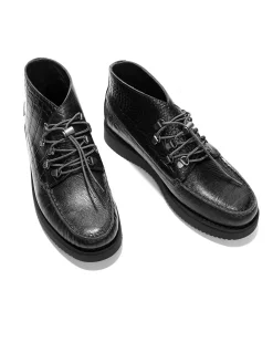 Overlap Mid Exotic - Stamped Black w/Vibram Sole