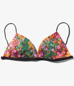 Overneath x EG Triangle Bra - Red Flowers