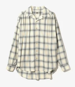 Painter Shirt - Ecru - Ombre Rayon Twill