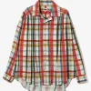 Painter Shirt - Slate Blue - Madras R/PE Cloth