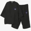 Pajama Set - Black - Poly Oxford
