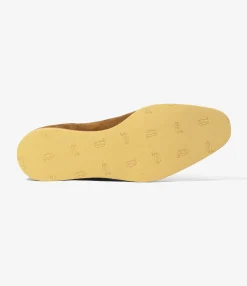 Papillon Emb. Slip-on - Brown - Suede
