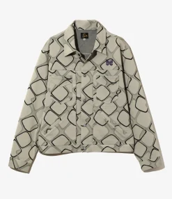 Penny Jean Jacket - Abstract - Poly Jacquard