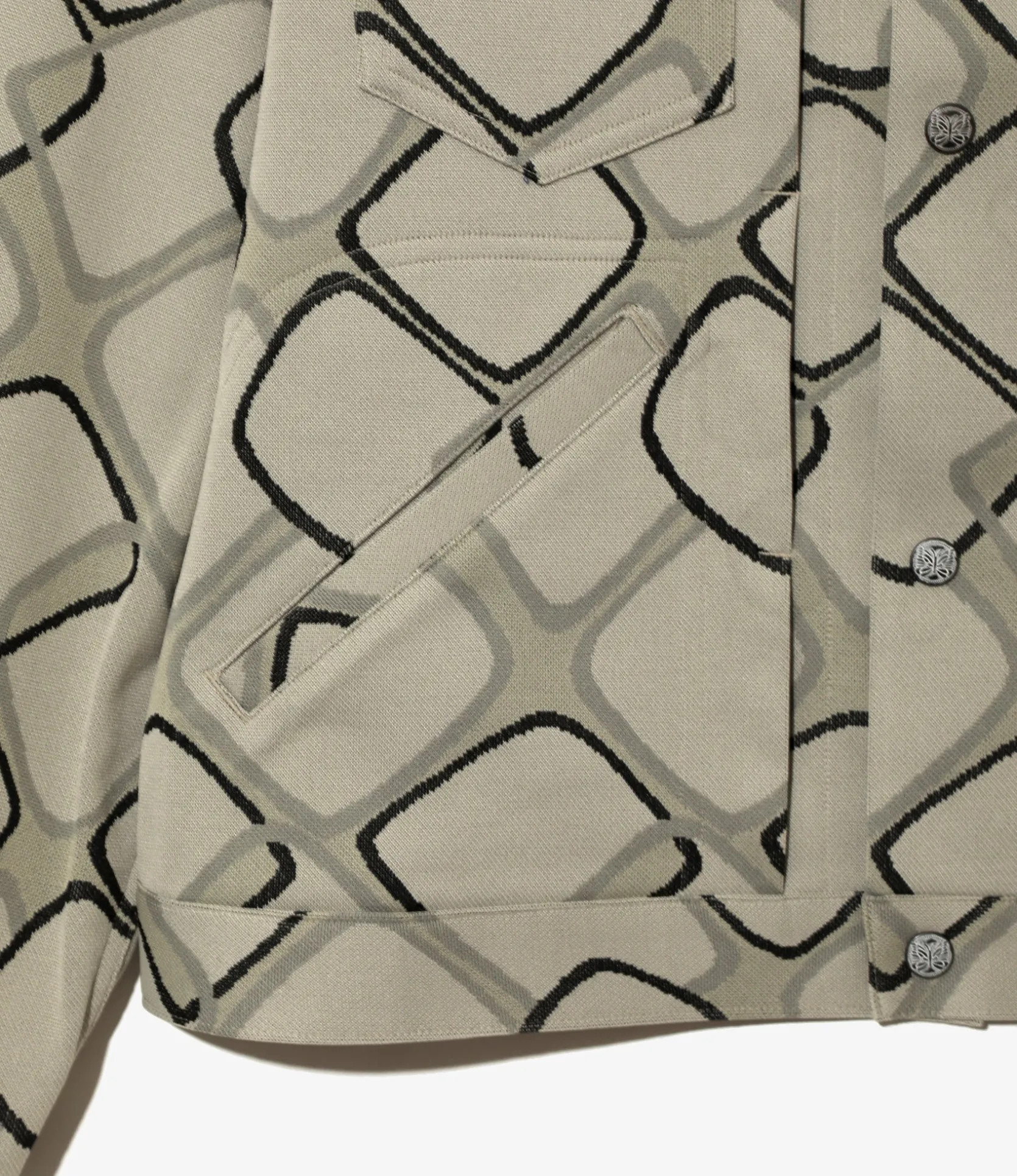 Penny Jean Jacket - Abstract - Poly Jacquard