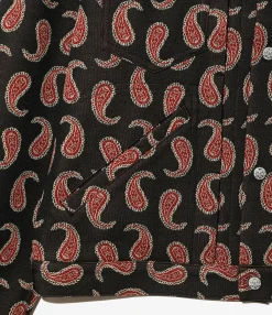 Penny Jean Jacket - Paisley - Poly Jacquard