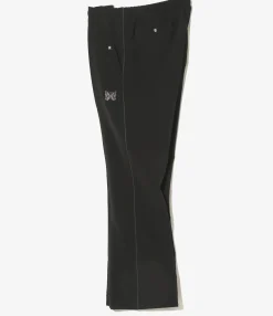 Piping Cowboy Pant - Black - Poly Double Cloth