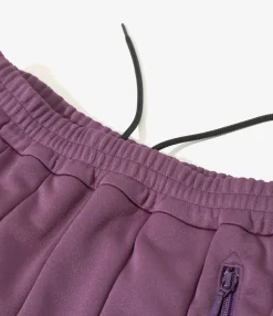 Pleated Track Skirt - Purple - Poly Smooth