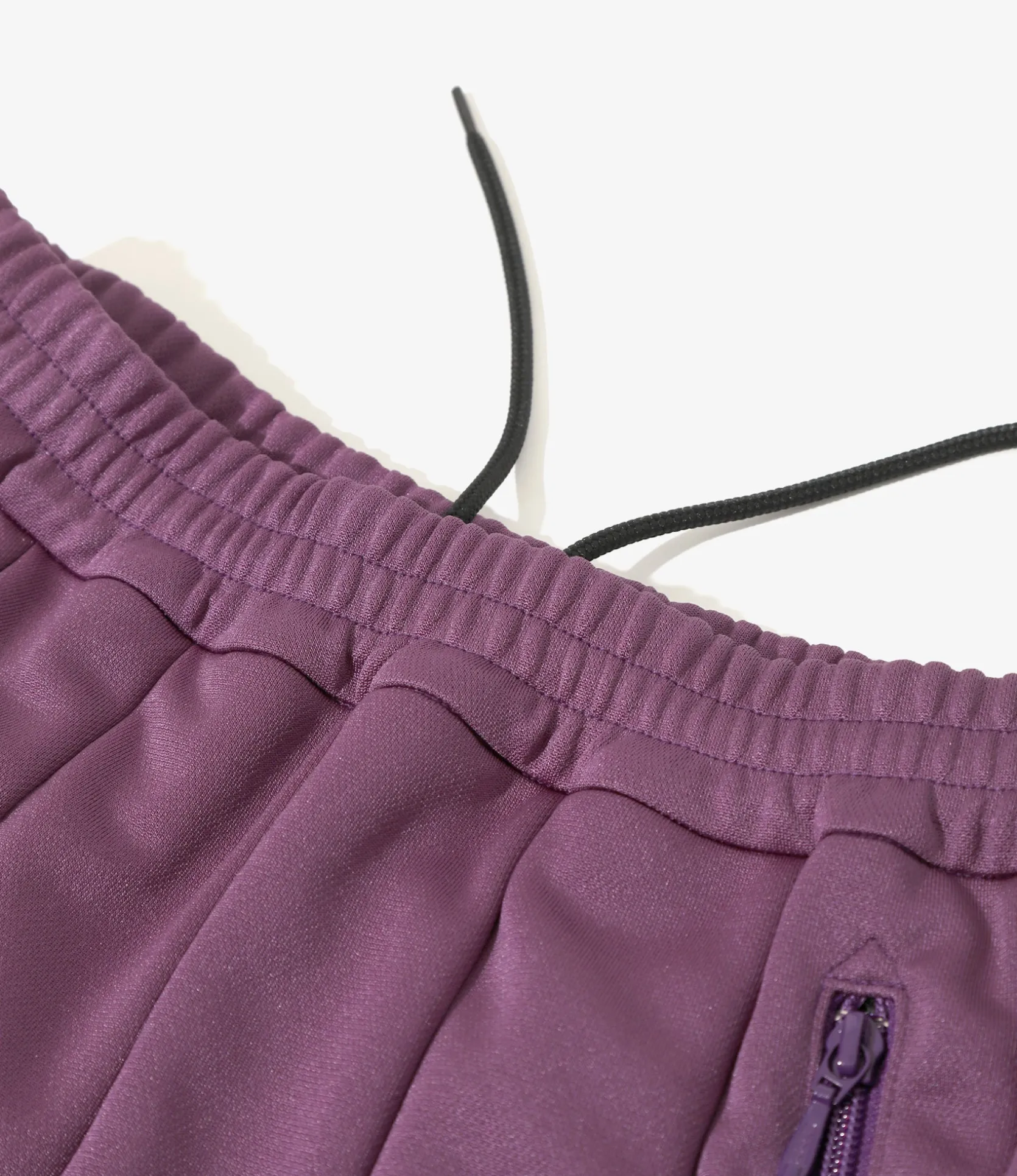 Pleated Track Skirt - Purple - Poly Smooth