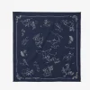 Printed Bandana - Navy - Animal