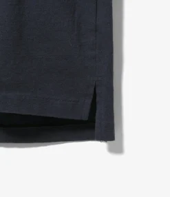 Printed Cross Crew Neck T-Shirt - Navy Gecko Print