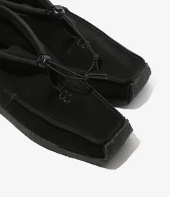 QR Moccasin - High - Black