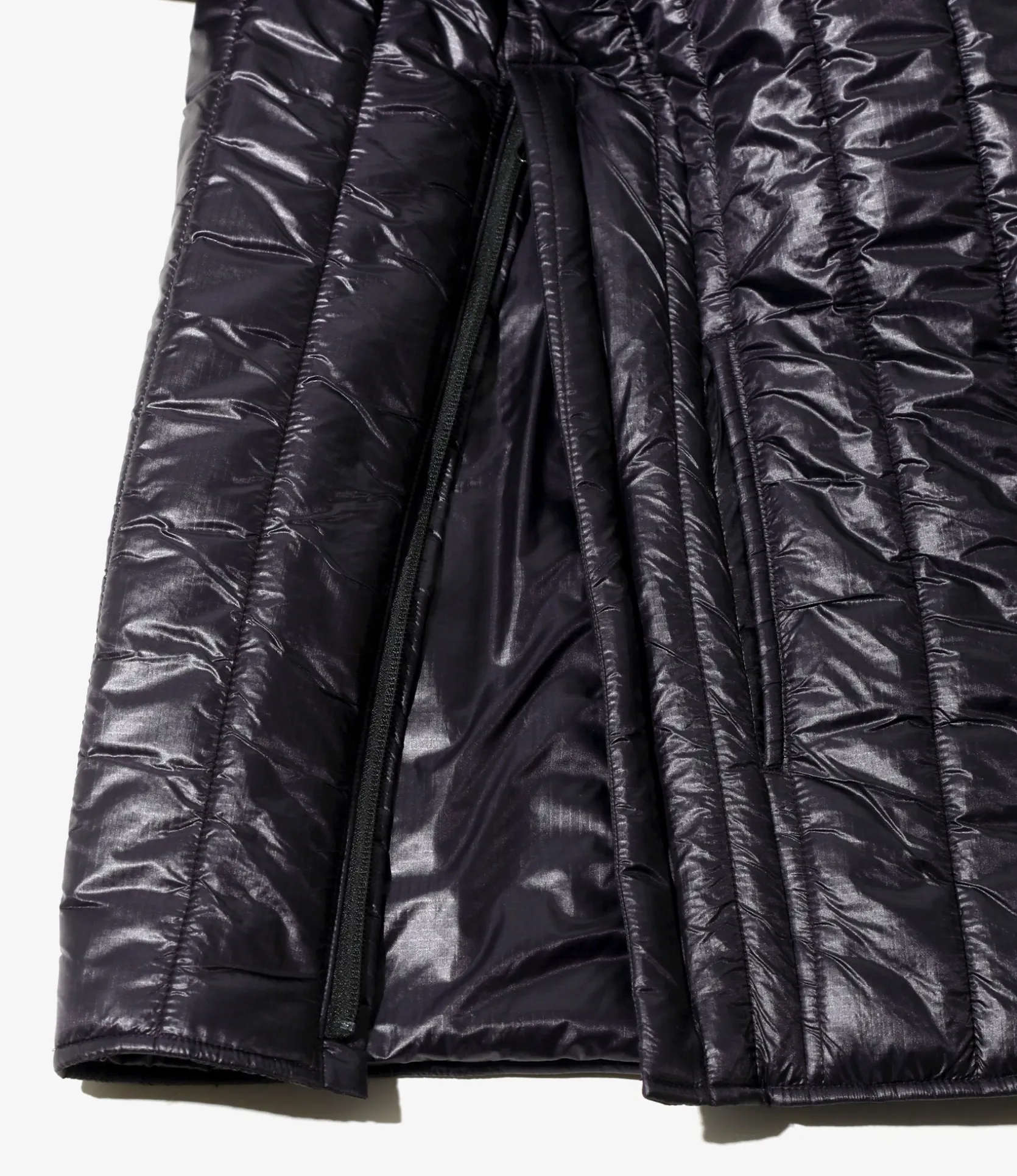 Quilted Pullover Parka - Purple - Nylon Ripstop