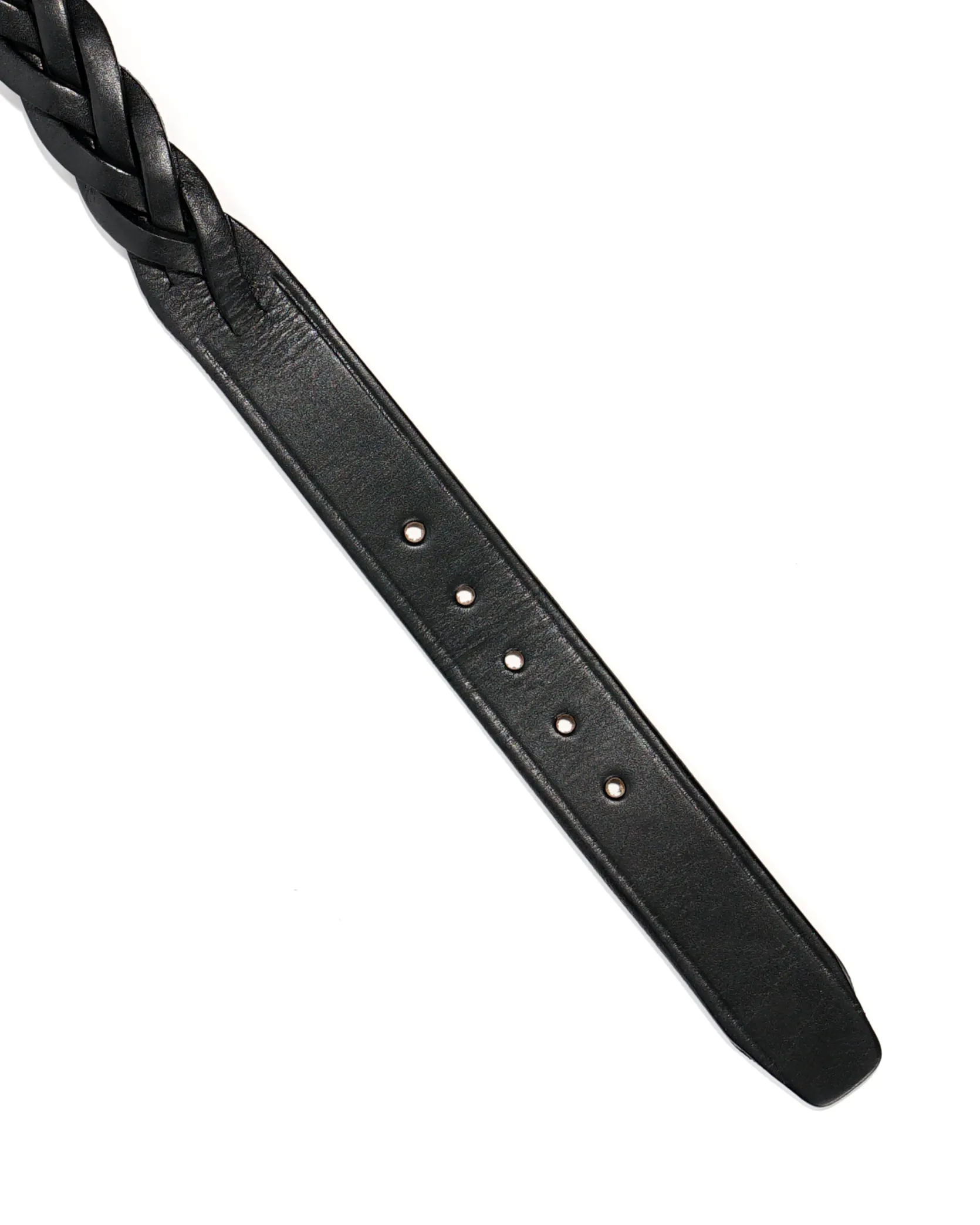1 1/4" Braided Belt - Black