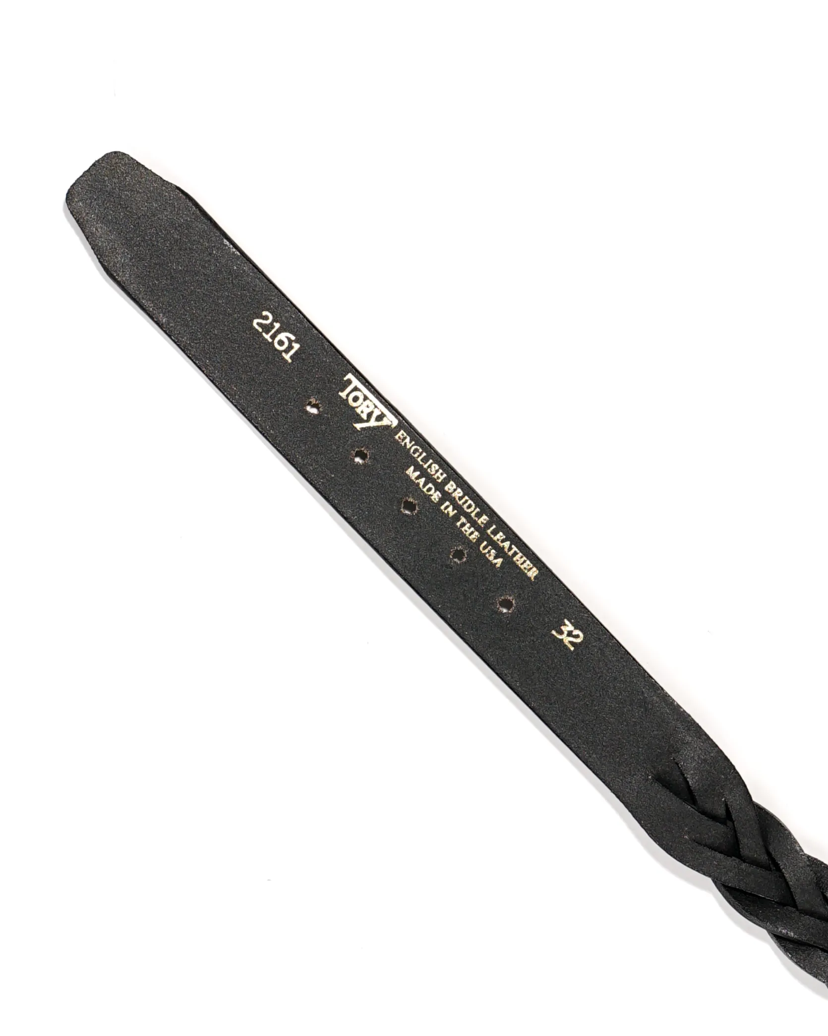1 1/4" Braided Belt - Black