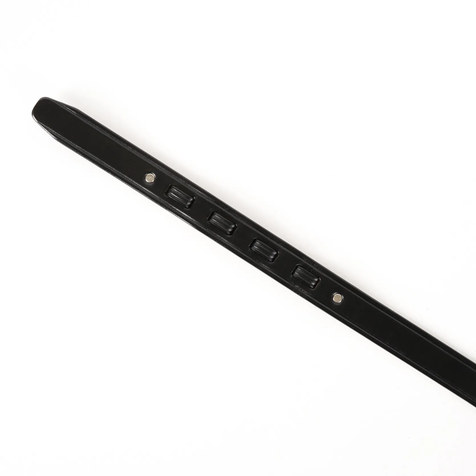 1 1/4" Nickel Hoof Pick Belt - Black