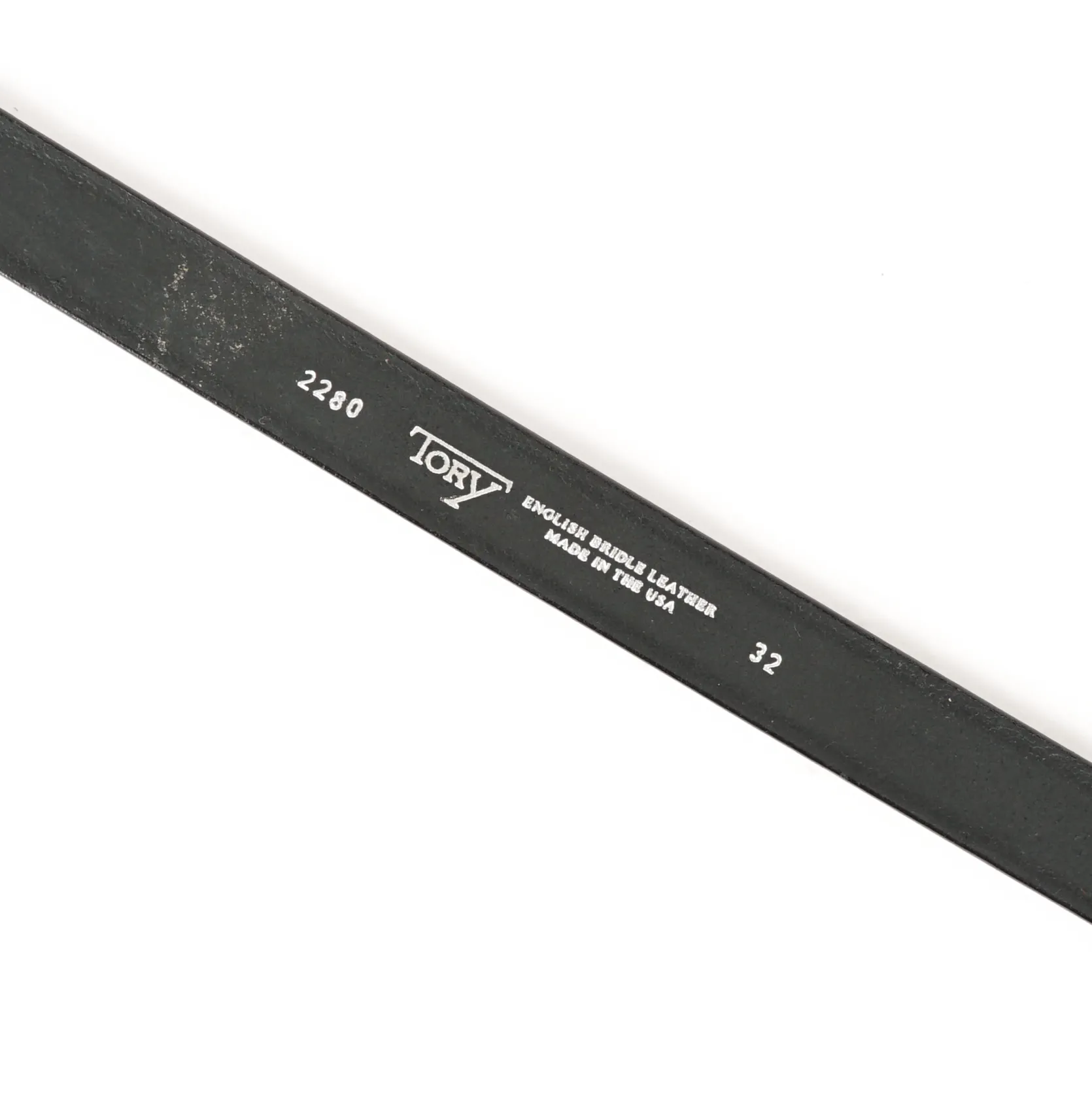 1 1/4" Nickel Hoof Pick Belt - Black