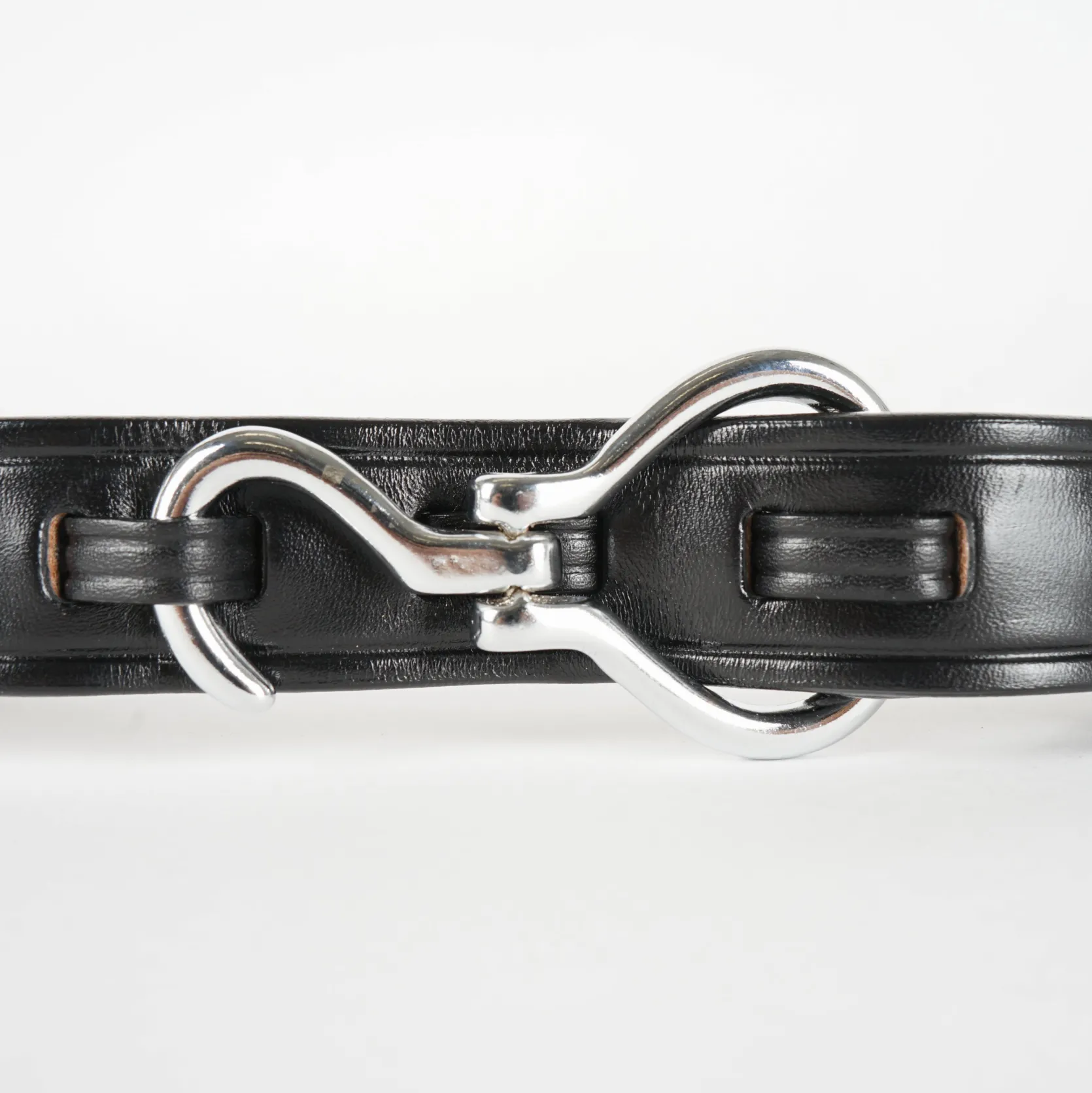 1 1/4" Nickel Hoof Pick Belt - Black