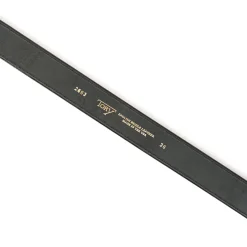 1 1/2" Pelican Belt with Unique Buckle - Black Havana