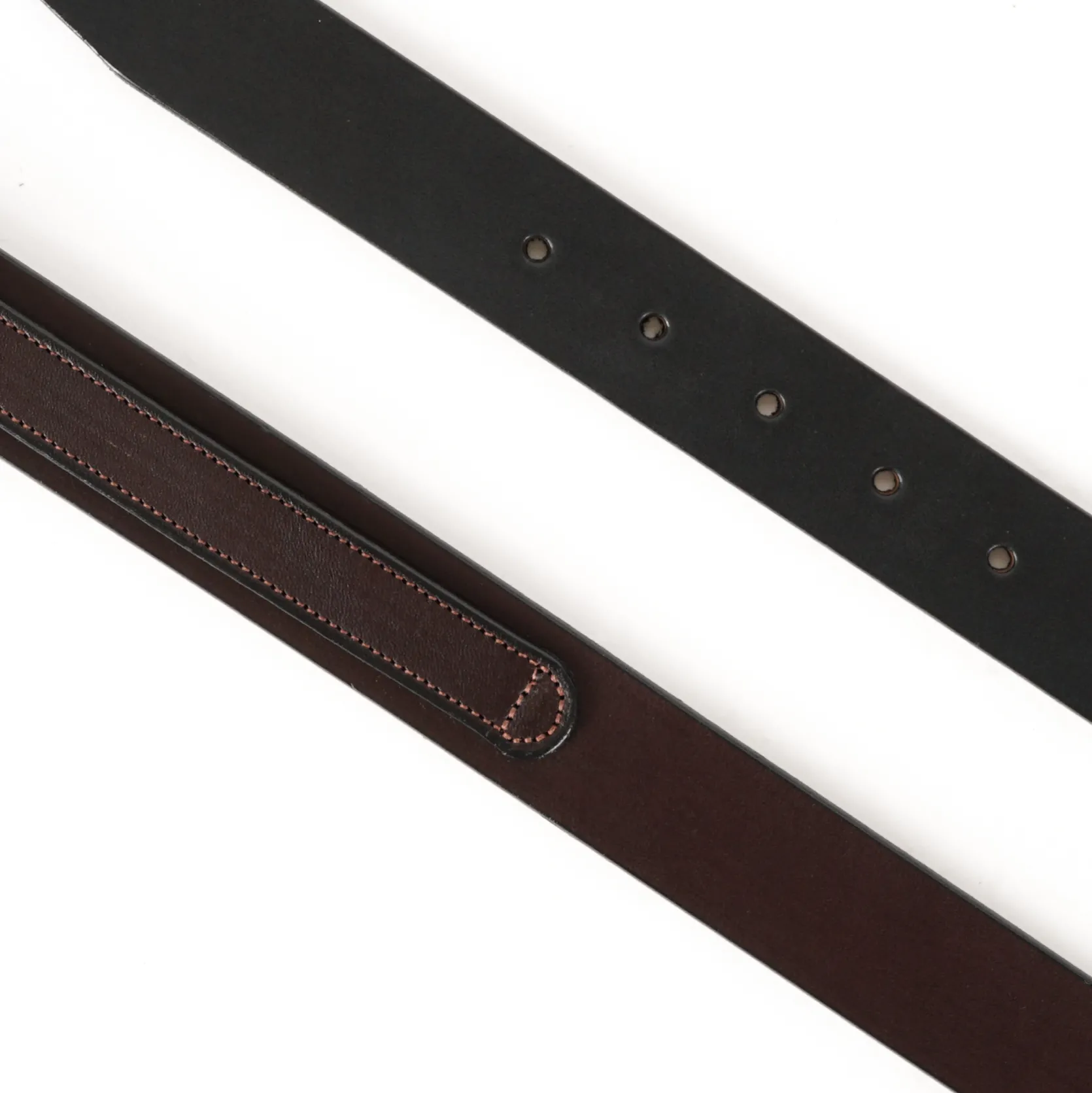 1 1/4" Strap Belt - Havana Dee Keeper/Brass