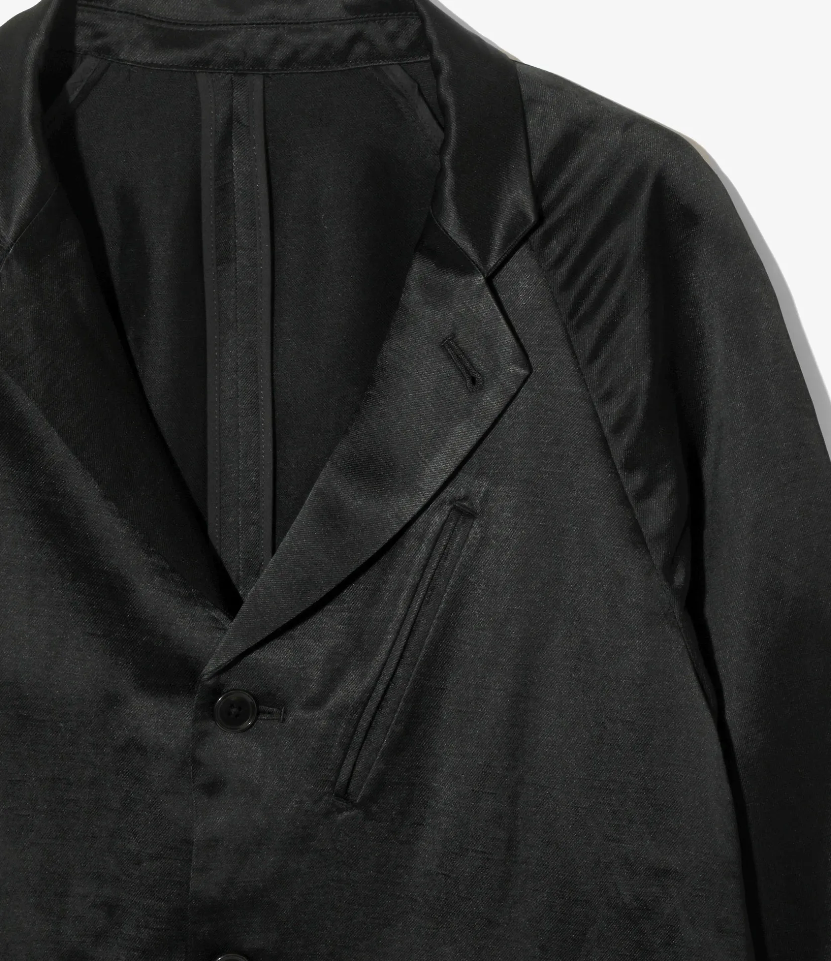 Raglan Jacket - Black - Bright Kersey