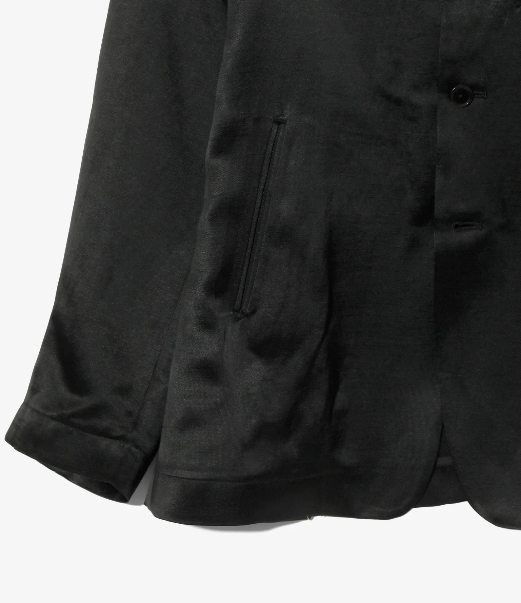 Raglan Jacket - Black - Bright Kersey