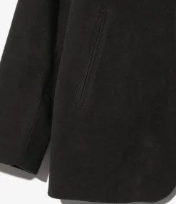 Raglan Jacket - Black - C/W Moleskin