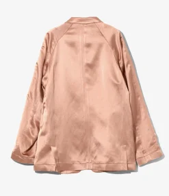 Raglan Jacket - Salmon Pink - Bright Kersey